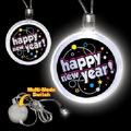 Light Up LED Necklace w/New Year Pendant